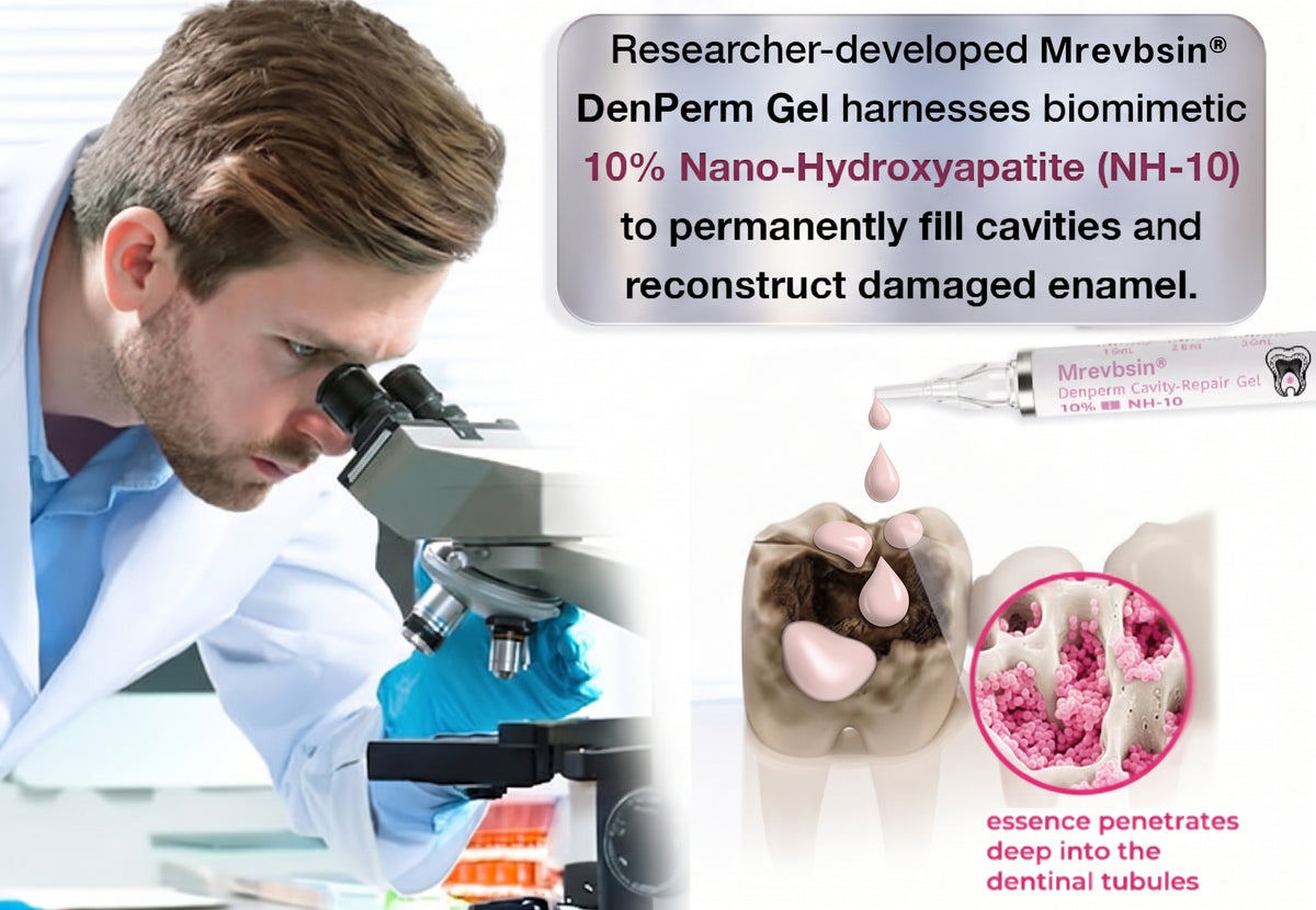 Mrevbsin® 👩‍⚕️ DenPerm Cavity-Repair Natural Enamel Filling Gel