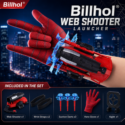 Billhol®🕸 Web Shooter Launcher – Premium Hero Action Collection