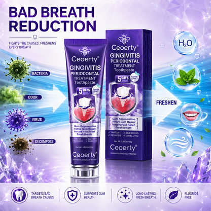 Ceoerty®📢 Gingivitis Periodontal Treatment Toothpaste✨