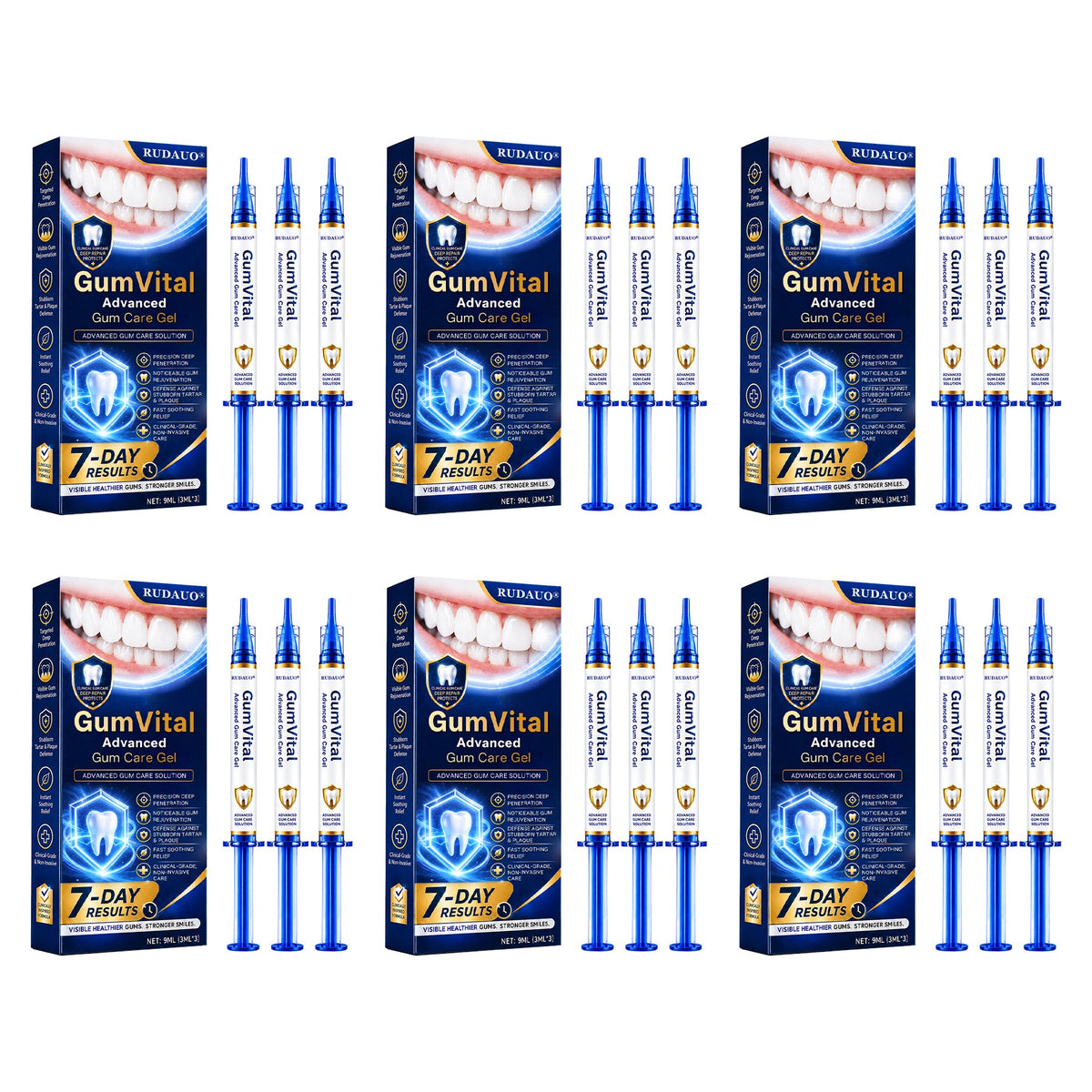 𝓡𝐔𝓓𝐀𝐔𝐎®🦷 GumVital Advanced Gum Care Gel + 🎁 FREE Gum Care Kit