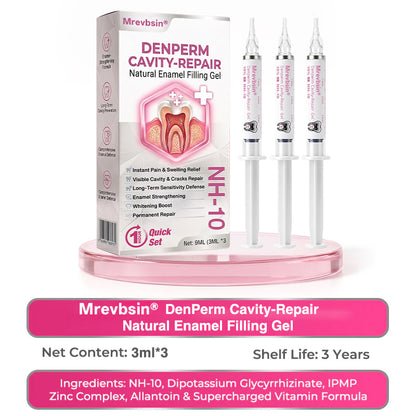 Mrevbsin® 👩‍⚕️ DenPerm Cavity-Repair Natural Enamel Filling Gel