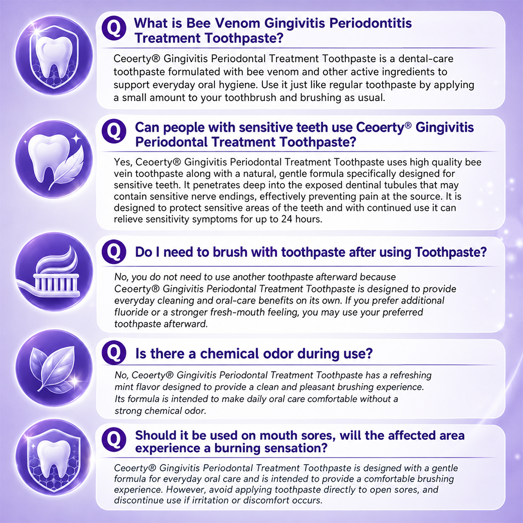 Ceoerty®📢 Gingivitis Periodontal Treatment Toothpaste✨