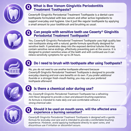 Ceoerty®📢 Gingivitis Periodontal Treatment Toothpaste✨