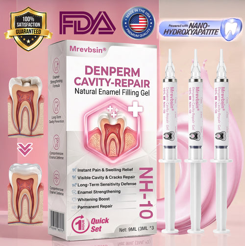 Mrevbsin® 👩‍⚕️ DenPerm Cavity-Repair Natural Enamel Filling Gel