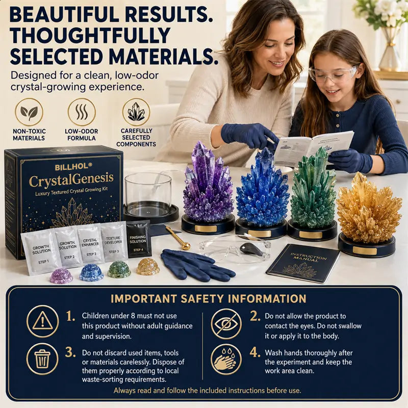𝐁i𝐥𝐥𝐡𝐨𝐥®🗽 CrystalGenesis — Luxury Textured Crystal Growing Kit
