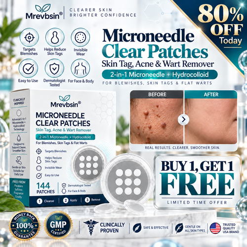 Mrevbsin® Botanical Microneedle Hydrocolloid Patch