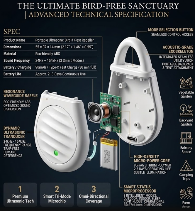 [2026 Most Advanced] Billhol®👑 AI Dynamic Waveband Repellent — Pests Never Build Tolerance