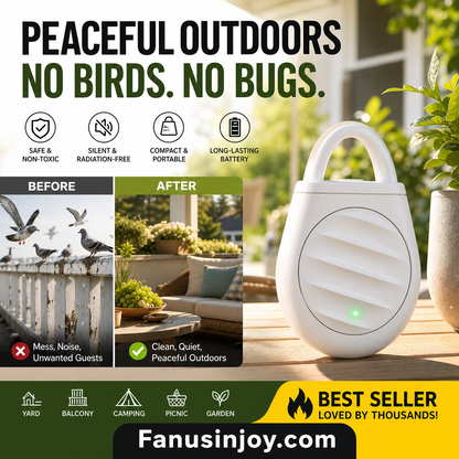 Billhol® Portable Ultrasonic Pest & Bird Repellent Keychain — product image 2