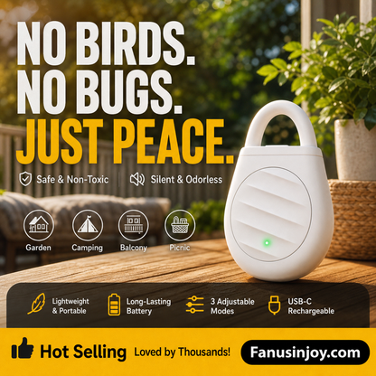 Billhol® Portable Ultrasonic Pest & Bird Repellent Keychain — product image 3