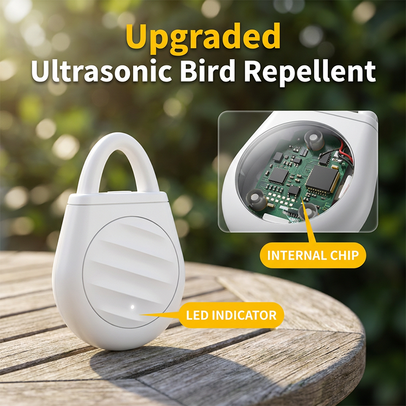 Billhol® Portable Ultrasonic Pest & Bird Repellent Keychain — product image 5