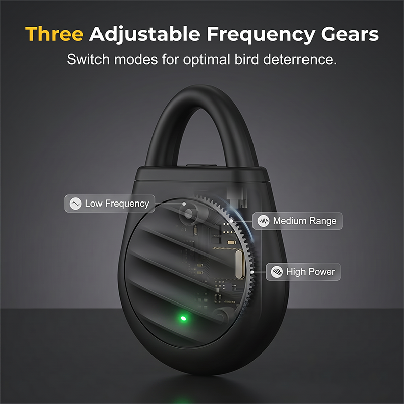 Billhol® Portable Ultrasonic Pest & Bird Repellent Keychain — product image 8