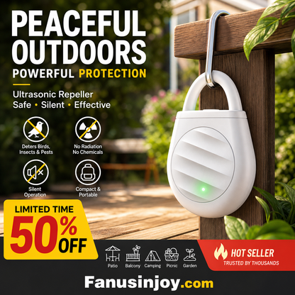 Billhol® Portable Ultrasonic Pest & Bird Repellent Keychain — product image 4